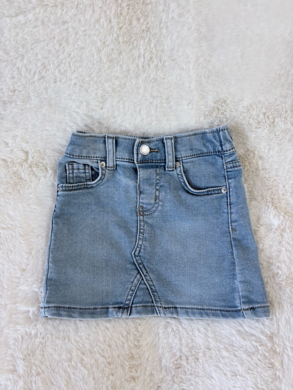 Cat & Jack Light Blue Denim Skirt Size 2T